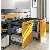 letto a castello con estraibili