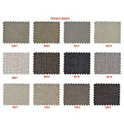 Letto matrimoniale classico tessuto Smoke