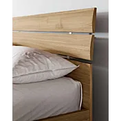 letto testata in legno