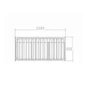 letto con cestoni camerette