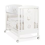 Culla neonato Orsetto per neonati con decorazione, finitura Bianco