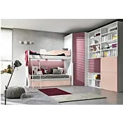 letto a castello rosa antico