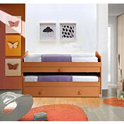 letto multiuso 3 posti arancione