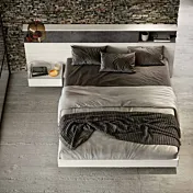 letto contenitore matrimoniale ardesia