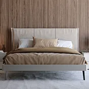letto matrimoniale color beige