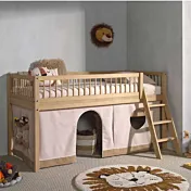 letto soppalco massello 