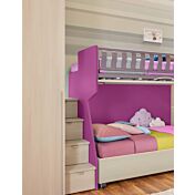 Letto sommier con ruote Moretti Compact, 80x200, finitura betulla