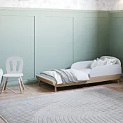 lettino con sponde bianco