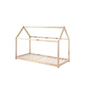Letto montessoriano bambini a capanna, 90x200 in pino massello