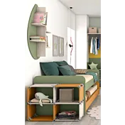 Letto multifunzione miele e oliva