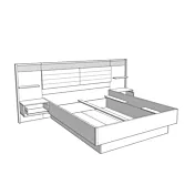 letto comodini inclusi