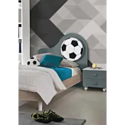 letto bambini con stiker