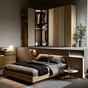 letto con testiera personalizzabile