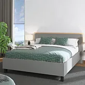 letto contemporaneo grigio