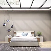 letto contenitore tortora