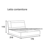 letto contenitore offerta