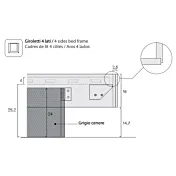 letto contenitore matrimoniale