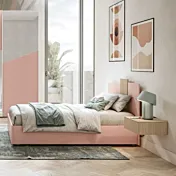 letto contenitore con comodino