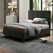 letto 1 piazza e mezza grigio