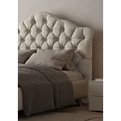 letto ecopelle imbottito classico