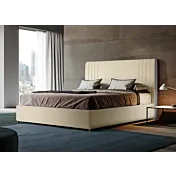 letto matrimoniale finitura panna