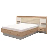 letto matrimoniale con comodini