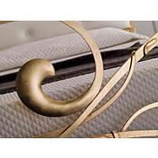 particolare pediera foglia oro