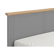 letto 2 piazze grigio