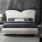 letto ecopelle contemporaneo