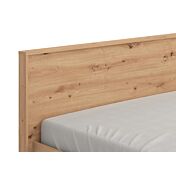 Letto industry economico, finitura Rovere