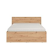 Letto industry economico, finitura Rovere