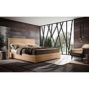 Letto matrimoniale versione king size, design moderno