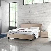 letto matrimoniale legno olmo