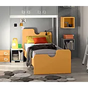 armadio a ponte arancio