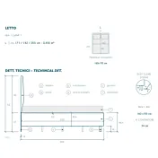 misure del letto matrimoniale 