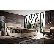 Letto matrimoniale Olmo natura, design moderno