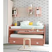 divano letto rosa antico