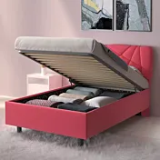 letto rosa piazza e mezza