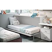 Letti a scomparsa, letto salvaspazio orizzontale