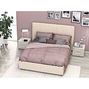 Letto in tessuto finitura Desert