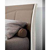 Letto matrimoniale king size Bianco Altea e Castagno