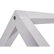 Letto montessoriano design a casetta, Bianco, 90x200 cm ribasso