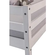 Letto a castello alla francese, 140x200 e 90x200, Bianco saldi