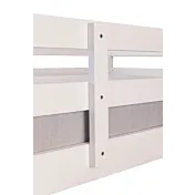 Letto a castello alla francese, 140x200 e 90x200, Bianco ribasso