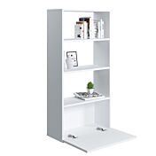 Libreria Ankara bianca con ribalta 