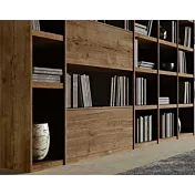 libreria garnde rovere tabacco