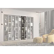 libreria a terra gesso