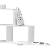 Moderna Libreria BOOK a scala, made in Italy, 4 ripiani