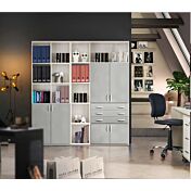 Libreria da ufficio Cloud con spessore 22 mm, made in Italy