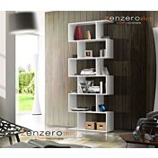 Librerie soggiorni, libreria BOOK, 6 ripiani, made in Italy